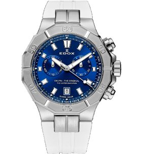 EDOX DELFIN QUARTZ CHRONOGRAPH 10113-3CAB-BUIN - DELFIN - ZNAČKY