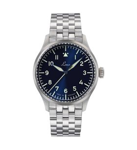 LACO FLIEGER STUTTGART PRO BLAU 40 AUTOMATIC STEEL BRACELET - FLIEGER PRO - ZNAČKY