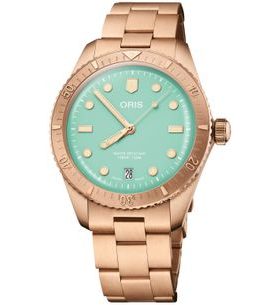 ORIS DIVING DIVERS SIXTY-FIVE COTTON CANDY WILD GREEN 01 733 7771 3157-07 8 19 15 - DIVERS - ZNAČKY