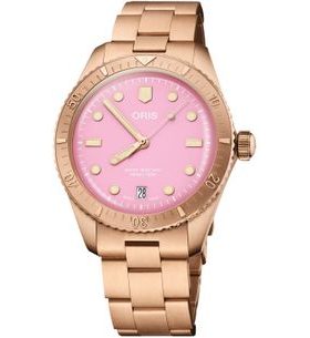 ORIS DIVING DIVERS SIXTY-FIVE COTTON CANDY LIPSTICK PINK 01 733 7771 3158-07 8 19 15 - DIVERS - ZNAČKY