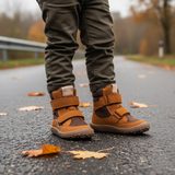 Gyermek téli mezítlábas cipő TEX WINTER Cognac, Froddo, G3160233-1, barna