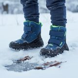 Gyermek téli csizma Superfit ROCKET GTX Kék/világoszöld 1-000402-8030