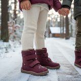 Lány téli barefoot cipő ZERU TEX WINTER Bordeaux Froddo G3160240-8