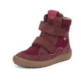 Lányok téli mezítlábas cipő TEX WINTER Bordeaux, Froddo, G3160233-7, piros