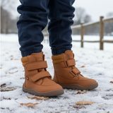 Gyermek téli mezítlábas csizma ZERU TEX WINTER Cognac, Froddo, G3160240-2, barna