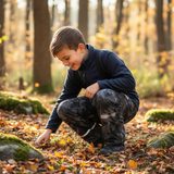 Fiú outdoor fleece bélésű sportnadrág, Pidilidi, PD1075-23, camo