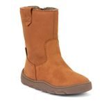 Lányok téli mezítlábas csizma ZERU TEX BOOT Cognac, Froddo, G3160242, barna
