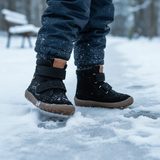 Gyermek téli mezítlábas cipő TEX WINTER Black, Froddo, G3160233-4, fekete