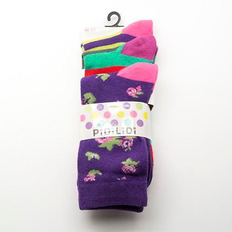 ZOKNI LÁNYOK, 3PACK, PIDILIDI, PD0124, LÁNY