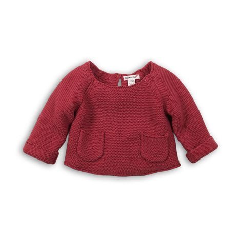 LÁNY PULÓVER ZSEBEKKEL, MINOTOKKAL, BIRDCAGE 3, PIROS