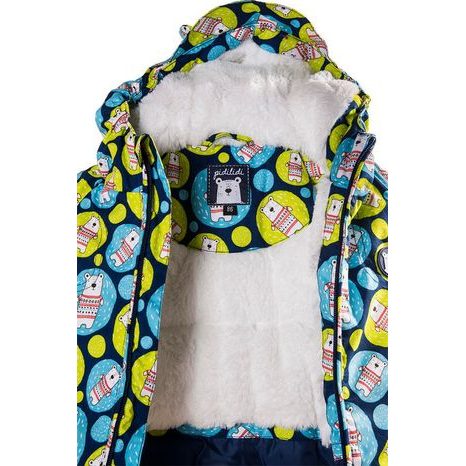 TÉLIKABÁT SZŐRMÉVEL, PIDILIDI, PD1035-04, KÉK