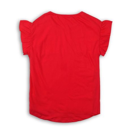 PÓLÓ LÁNYOK RÖVID UJJÚ, MINOTI, KG PÓLÓ 23, PIROS