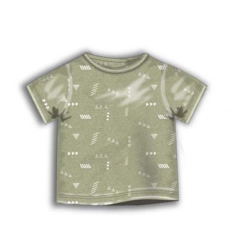 FIÚK SHIRT RÖVID UJJÚ, MINOTI, DESERT 9, KHAKI