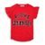 Póló lányok rövid ujjú, minoti, kg póló 23, piros