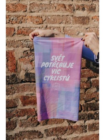 Nákrčník Kolo je láska Svět potřebuje víc cyklistů