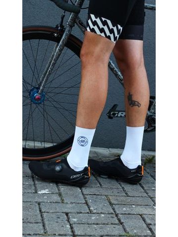 Aero ponožky na kolo Kolo je láska - bílá