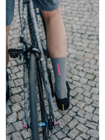 Ponožky na kolo Kolo je Láska - Růžová Láska