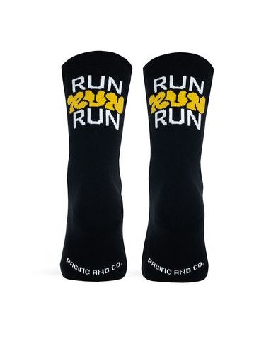 Ponožky Pacific and Co RUN RUN Black