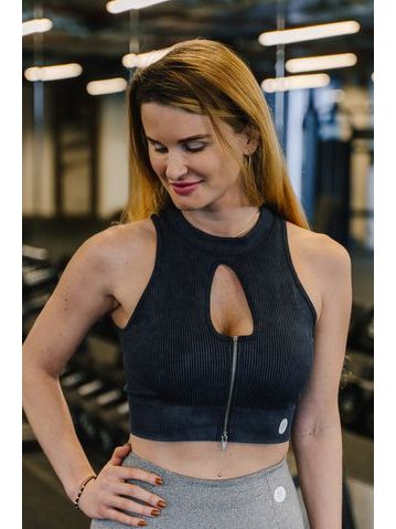 Podprsenka Fitko je láska Hot Zipped - černá