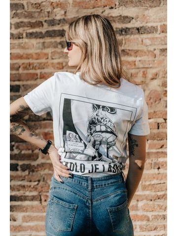 Tričko Kolo je láska Addiction unisex - bílá