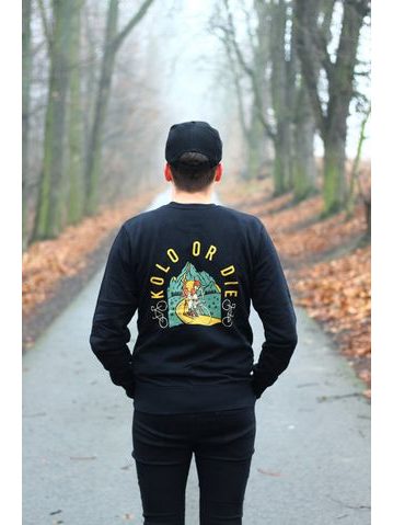 Pánská mikina Kolo je láska Kolo or Die - černá
