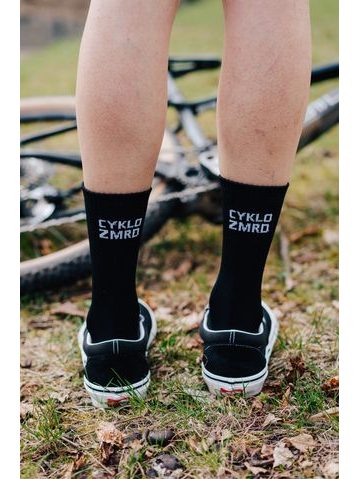 Ponožky na kolo Kolo je Láska Cyklozmrd vol.2 - černá