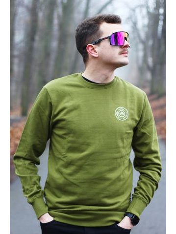 Mikina Kolo je láska Kruh LSP UNI - zelená