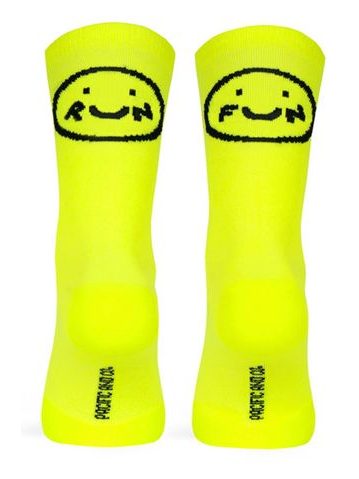 Ponožky Pacific and Co Smile Run Socks Neon
