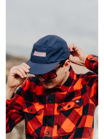 Kšiltovka Kolo je láska Pink Love 5 panel - modrá