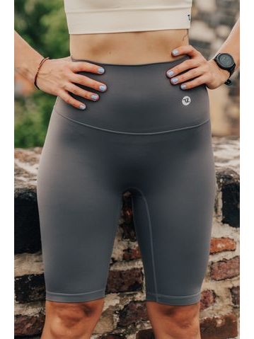 Legíny šortky Fitko je láska Tak začni - šedivá