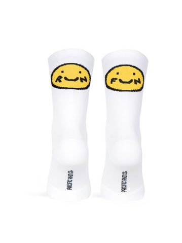 Ponožky Pacific and Co Smile Run Socks White