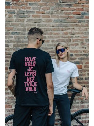 Tričko Kolo je láska Moje Kolo Je Lepší unisex - černá