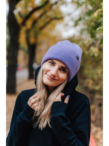 Zimní čepice Kolo je láska KJL - fialová