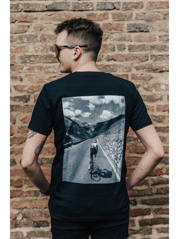 Tričko Kolo je láska Stelvio unisex - černá