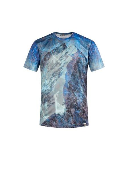 WildTee Funkční triko BERNINA - Modrá