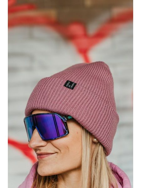 Zimní čepice Kolo je láska KJL - staro růžová