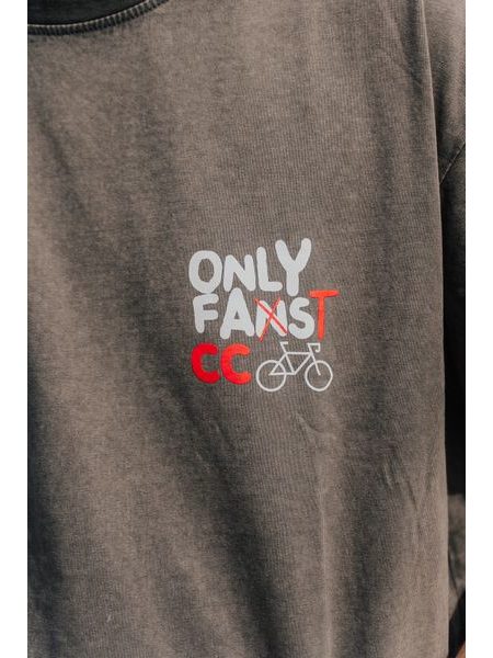 Tričko Kolo je láska OF Cycling Club Oversize - hnědá