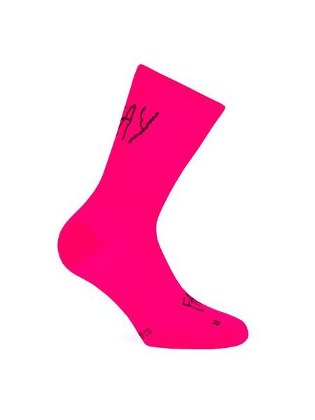 Ponožky Pacific and Co STAY FAST Pink neon