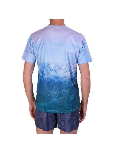 WildTee Funkční triko AIGUILLE DU MIDI - Zelená