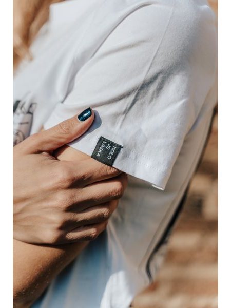 Tričko Kolo je láska Addiction unisex - bílá