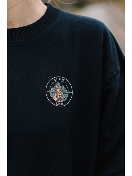 Dámská mikina Kolo je láska Kolo or Die - černá