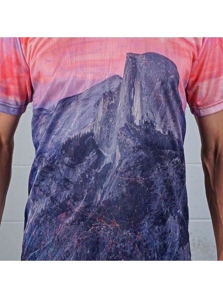 Funkční tričko WildTee HALF DOME - růžová