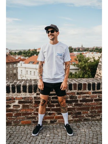 Tričko Kolo je láska Pivo & Párek unisex - bílá