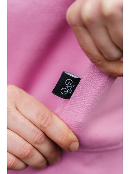 Dámská mikina Kolo je láska Svět potřebuje víc cyklistů - růžová