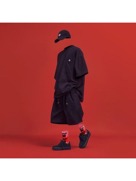 Ponožky Pacific and Co CHERRY