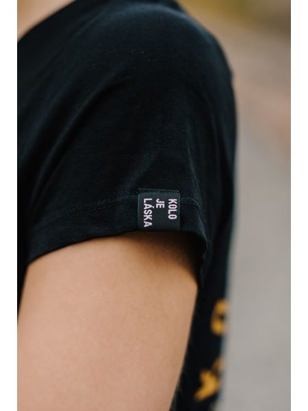 Dámské tričko Kolo je láska Kolo Or Die - černá