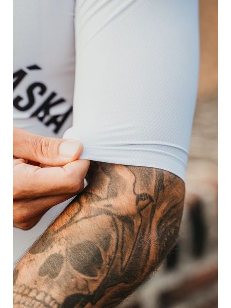 Pánský cyklistický dres Kolo je láska - prostě bílej dres