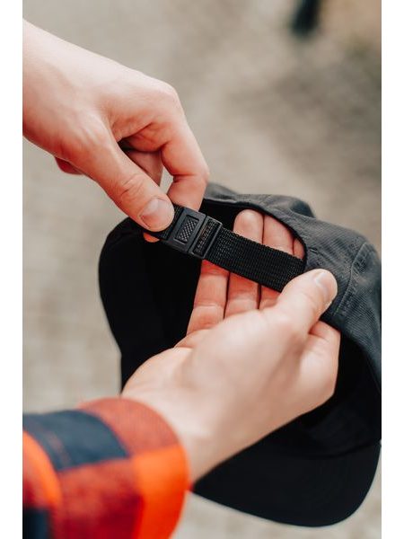 Kšiltovka Kolo je láska Pink Love 5 panel - černá