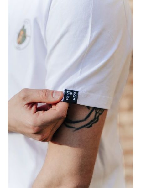 Tričko Kolo je láska Kolo Or Die unisex - bílá