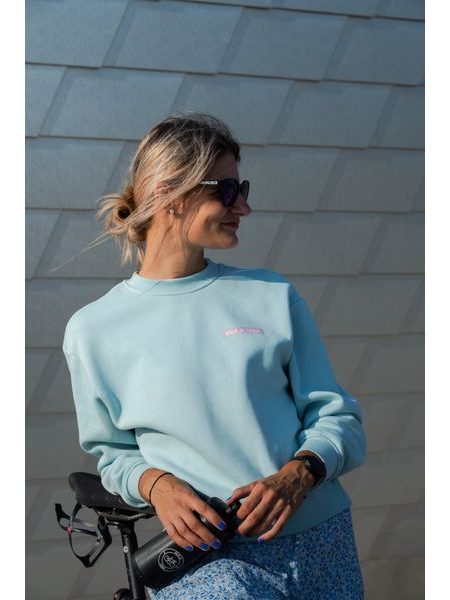 Dámská mikina Kolo je láska Pink Love - modrá